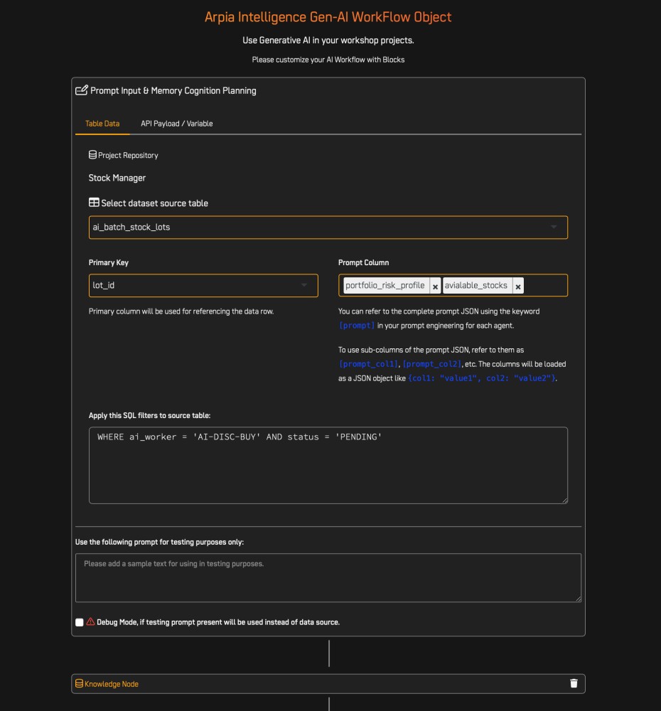 Agentic MCP inside main AI Worker MCP